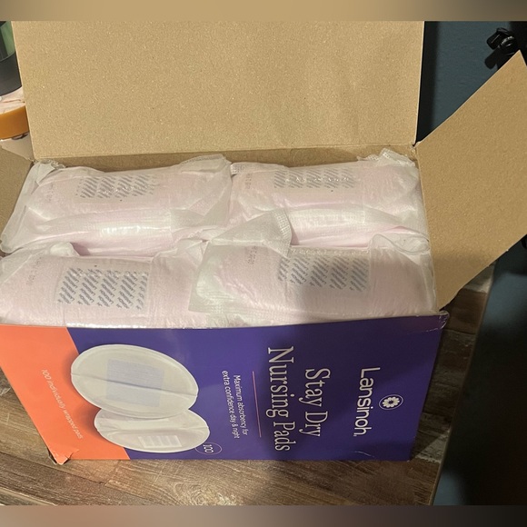 Lansinoh Stay Dry Disposable Nursing Pads & 2 Jars Of Organic Nipple Cream New! - Picture 12 of 12
